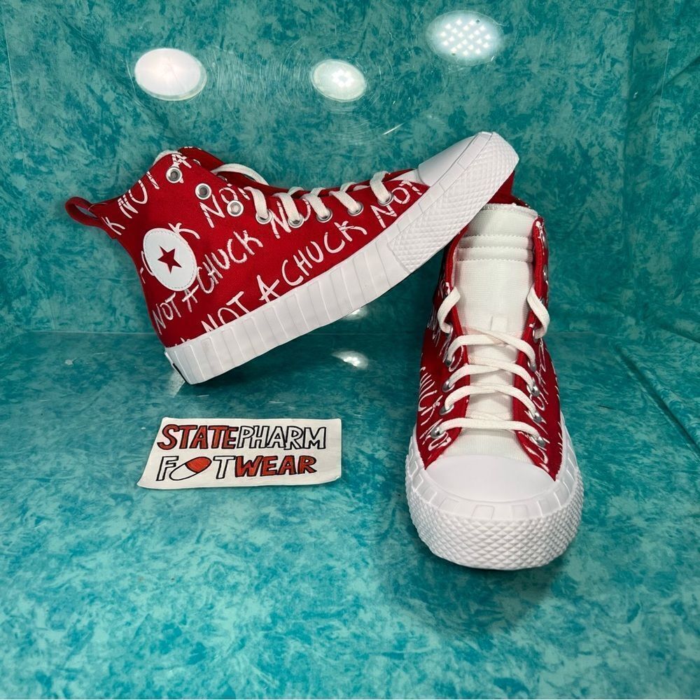 Converse UNT1TL3D Not A Chuck Red White Men’s High Top Shoes Sneakers Size 9 - Picture 1 of 5